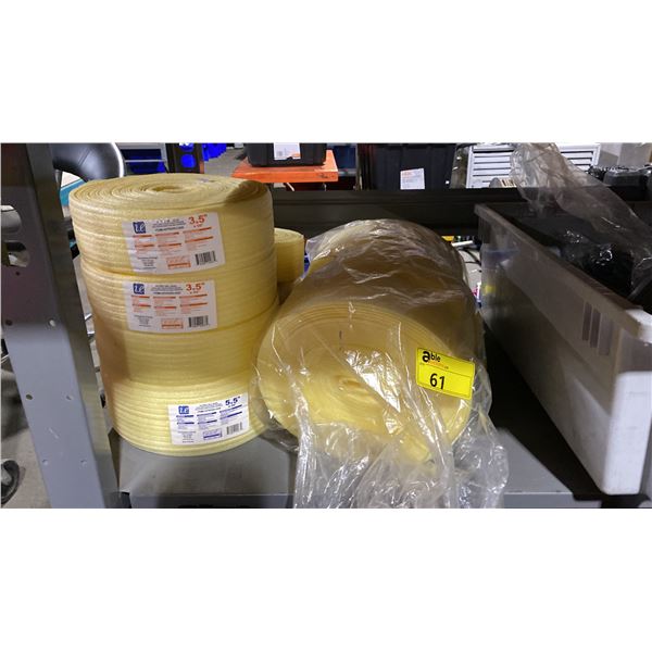 10 ROLLS OF ASTRO SILL SEAL 3.5" & 5.5"- EACH ROLL 50'