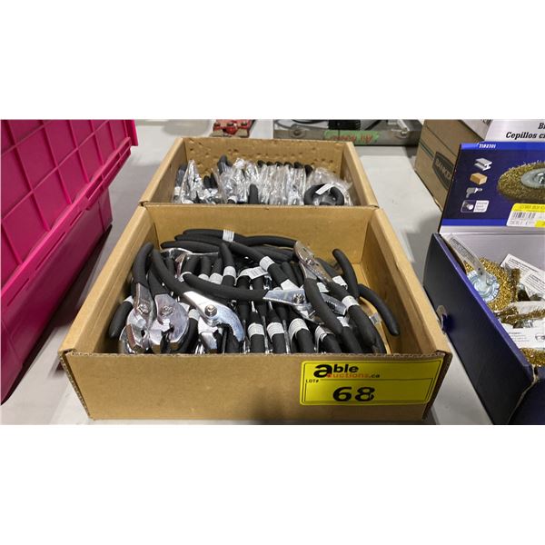 2 BOXES OF VULCAN 6" SLIP JOINT PLIERS & 6" LONG NOSE PLIERS