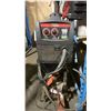 Image 3 : LINCOLN ELECTRIC 180 MIG-PAC AC WIRE FEED WELDER ON MOBILE WELDERS CART & 2 TANKS *CONTENTS ONLY*