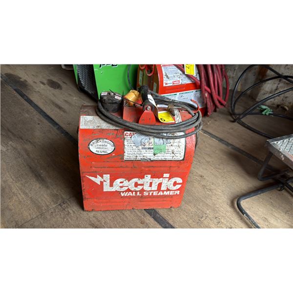 WARNER LECTRIC ORANGE PORTABLE ELECTRIC CORDED HEAVY DUTY WALL STEAMER