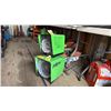Image 1 : 2 HEATERS: PATRON E3 & PATRON E1.5 GREEN PORTABLE ELECTRIC CORDED JOBSITE HEATER