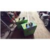 Image 2 : 2 HEATERS: PATRON E1.5 GREEN PORTABLE HEAVY DUTY ELECTRIC CORDED JOBSITE HEATERS