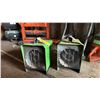 Image 3 : 2 HEATERS: PATRON E1.5 GREEN PORTABLE HEAVY DUTY ELECTRIC CORDED JOBSITE HEATERS