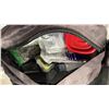 Image 7 : HERSCHEL BACKPACK, OUTBOUND TRAIL RUNNER SURVIVAL KIT, PAIR OF BROWN BOOTS, REFLECTIVE WORK JACKET