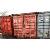 Image 3 : RED 40' 67,200 LB MAX CAPACITY INDUSTRIAL TRANSPORT CONTAINER WITH DUAL WING REAR DOOR WITH CAM