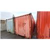 Image 4 : RED 40' 67,200 LB MAX CAPACITY INDUSTRIAL TRANSPORT CONTAINER WITH DUAL WING REAR DOOR WITH CAM