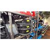 Image 3 : GIYI SF60 BLACK INDUSTRIAL SKID STEER SIDE SHIFT FORK ATTACHMENT WITH 60" FORKS