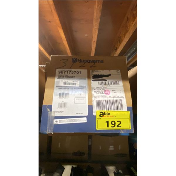 HUSQVARNA 525RX COMMERCIAL GAS POWERED BRUSH CUTTER/STRING TRIMMER *IN BOX*