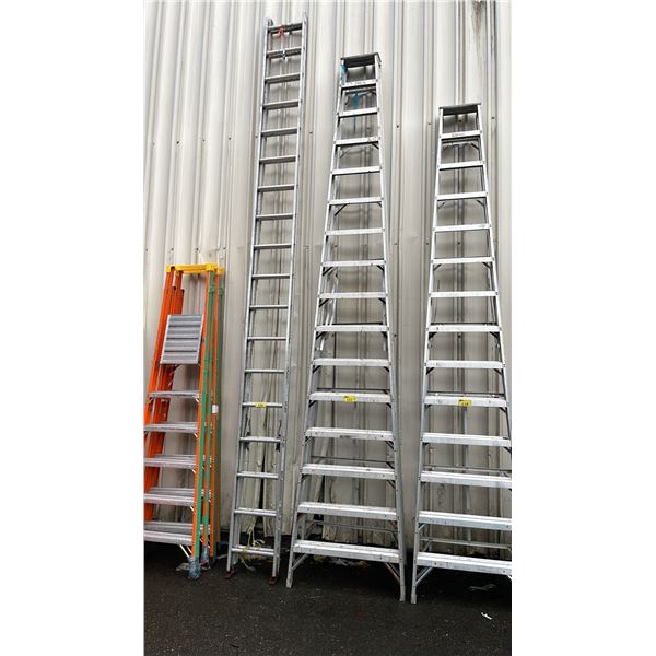 LOUISVILLE 16' HEAVY DUTY ALUMINUM STEP LADDER