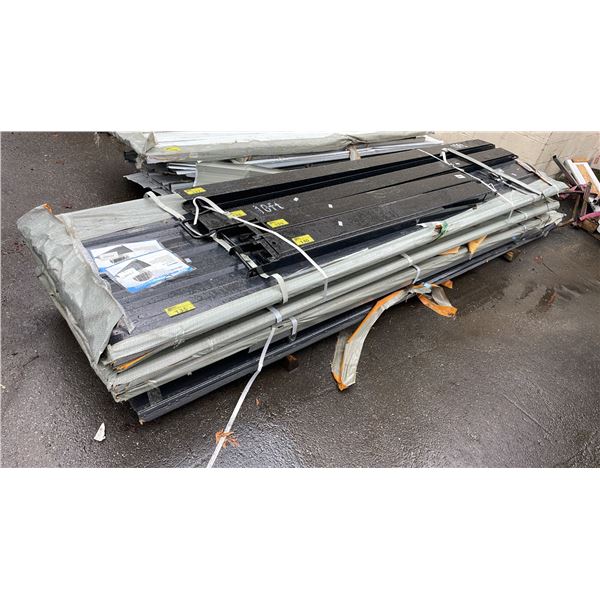 STACK OF SKLP SK-H50 3' X 12' DARK GREY GALVALUME STEEL ROOFING SHEETS- 50 PCS PER STACK