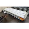 Image 3 : STACK OF SKLP SK-XH50 3' X 9'8" WHITE GALVALUME STEEL ROOFING SHEETS- 50 PCS PER STACK