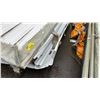 Image 4 : STACK OF SKLP SK-XH50 3' X 9'8" WHITE GALVALUME STEEL ROOFING SHEETS- 50 PCS PER STACK