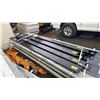 Image 1 : PAIR OF BLACK 10FT INDUSTRIAL FORKLIFT FORK EXTENSIONS