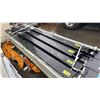 Image 1 : PAIR OF BLACK 10FT INDUSTRIAL FORKLIFT FORK EXTENSIONS