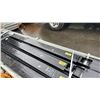 Image 1 : PAIR OF BLACK 6FT LIGHT DUTY FORKLIFT FORK EXTENSIONS