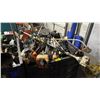 Image 1 : PALLET CRATE OF ASSORTED SMALL ENGINE PARTS & REPAIR RENTAL TOOLS *PALLET CRATE NOT INCLUDED*