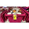 Image 1 : BIN OF ASSORTED DOOR LOCKS, HARDWARE, CONCRETE ANCHORS & MORE *BIN NOT INCLUDED*