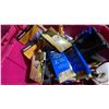 Image 7 : BIN OF ASSORTED PAINTING BRUSHES, ROLLERS, PAINTING TRAYS & GLOVES *BIN NOT INCLUDED*
