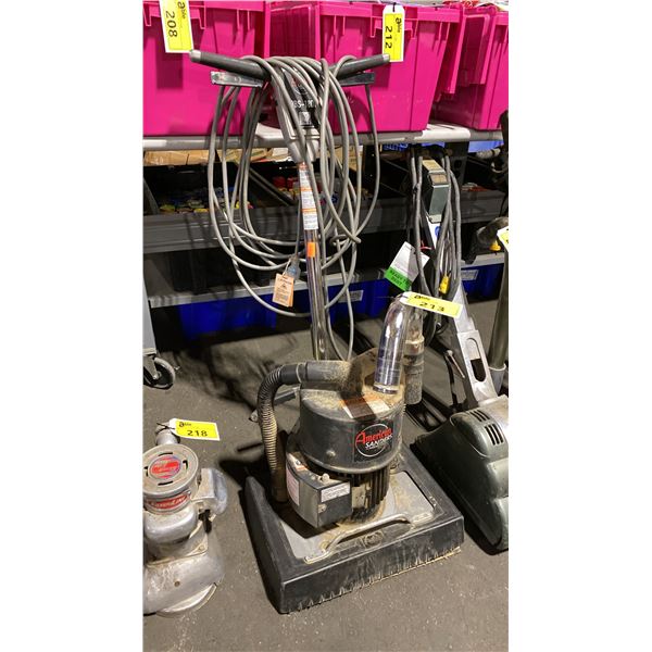 AMERICAN SANDERS OBS-18DC HEAVY DUTY ELECTRIC 12" X 18" RANDOM ORBITAL FLOOR SANDER WITH INTEGRATED