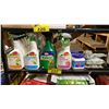 Image 1 : GROUP OF ASSORTED GARDENING PRODUCTS- INSECTICIDES, WEED KILLER, PLANT FOOD & TREE FERTILIZER