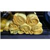 Image 8 : GROUP OF ASSORTED YELLOW ROPE & MICROFIBRE SHOP TOWELS