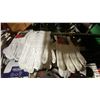 Image 4 : GROUP OF ASSORTED SIZED LEATHER WORK GLOVES