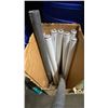 Image 2 : METALUX LED 4CWPLD4040C, 4' COMMERCIAL WRAPAROUND LIGHT & 2 PARTIAL BOXES OF FLUORESCENT TUBE LIGHT