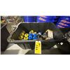 Image 1 : BIN OF BERNZOMATIC TORCH KITS, MAP PRO/PROPANE TORCH BOTTLES, ASSORTED HOSE CLAMPS & FUSES