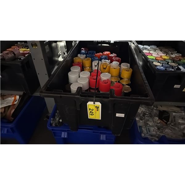 BIN OF ASSORTED KRYLON SPRAY PAINT & MARKING PAINT *BIN NOT INCLUDED*