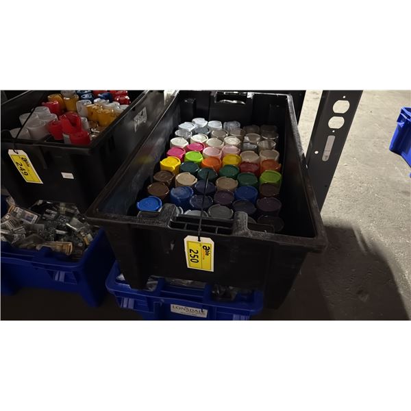 BIN OF ASSORTED KRYLON SPRAY PAINT *BIN NOT INCLUDED*