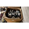 Image 1 : PALLET CRATE OF APPROXIMATELY 50 ASSORTED PAIRS OF SKI BOOTS *MUST TAKE ALL ON PALLET, PALLET CRATE