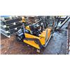 Image 1 : SDLOOL SL-LM1000Q YELLOW GAS POWERED REMOTE CONTROLLED FLAIL MOWER WITH 400 CC ENGINE, ELECTRIC