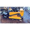 Image 4 : SDLOOL SL-LM1000Q YELLOW GAS POWERED REMOTE CONTROLLED FLAIL MOWER WITH 400 CC ENGINE, ELECTRIC