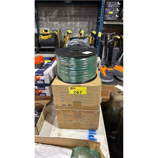 2 BOXES OF FLUB, SINGLE WIRE INDUSTRIAL CABLE 800M SPOOLS *MUST TAKE BOTH*