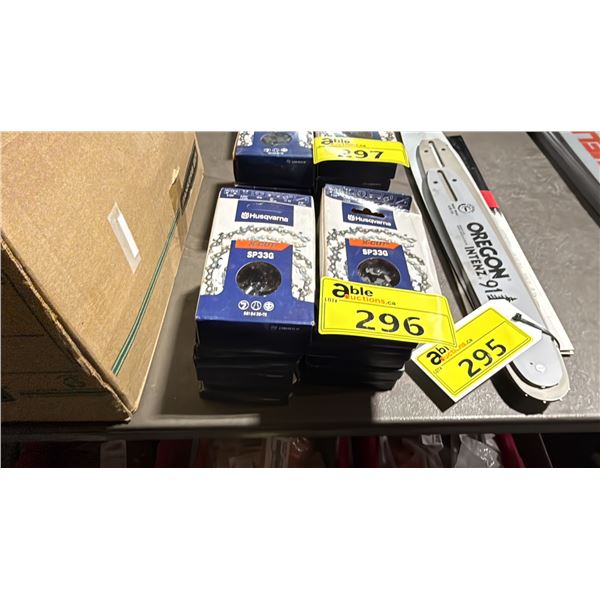12 BOXES OF HUSQVARNA X-CUT SP33G CHAINSAW REPLACEMENT BLADES