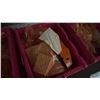 Image 2 : PINK BIN OF ASSORTED STIHL COMMERCIAL SMALL ENGINE PARTS / HARDWARE *BIN NOT INCLUDED*