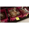Image 1 : PINK BIN OF ASSORTED STIHL COMMERCIAL SMALL ENGINE PARTS / HARDWARE *BIN NOT INCLUDED*