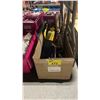Image 1 : BOX OF ASSORTED VULCAN HAND TOOLS & LANDSCAPERS GARDEN TOOLS