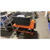 Image 1 : ORANGE MOBILE HYDRAULIC INDUSTRIAL SCISSOR LIFT CART