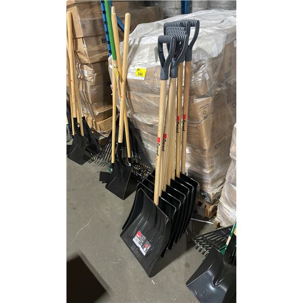 7 GRANT COMMERCIAL SNOW SHOVELS