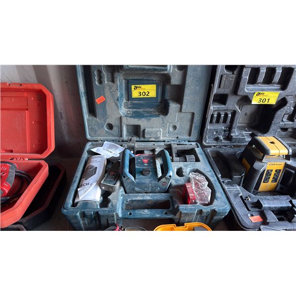 BOSCH GRL800-20HV SELF-LEVELING ROTARY LASER KIT IN HARD TRANSPORT CARRYING CASE