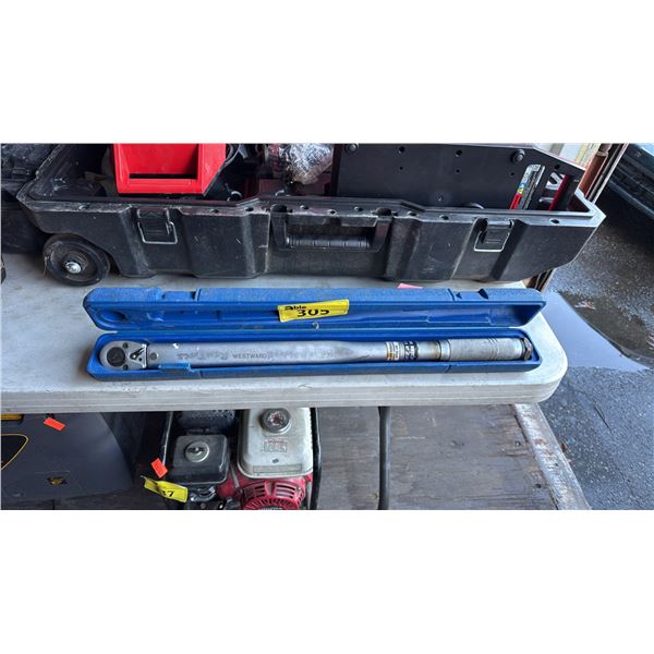 WESTWARD TW-12 HEAVY DUTY TORQUE WRENCH IN HARD TRANSPORT CARRYING CASE