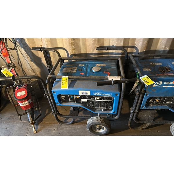 TSURUMI TPG3-7000HCSA GAS POWERED HEAVY-DUTY PROFESSIONAL-GRADE PORTABLE ELECTRIC GENERATOR