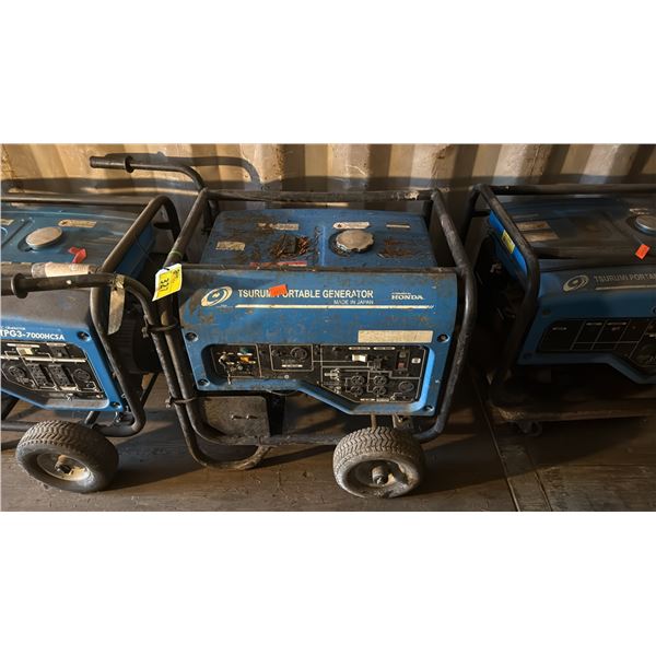 TSURUMI TPG4-7000HECSA GAS POWERED HEAVY-DUTY PROFESSIONAL-GRADE PORTABLE ELECTRIC GENERATOR