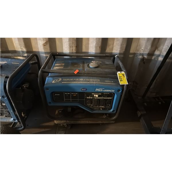 TSURUMI TPG3-4500HCSA GAS POWERED HEAVY-DUTY PROFESSIONAL-GRADE PORTABLE ELECTRIC GENERATOR