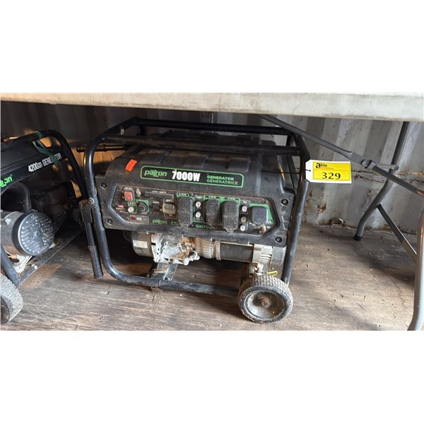 PATRON GH7000 HEAVY DUTY GAS OPERATED 7000W PORTABLE ELECTRIC GENERATOR