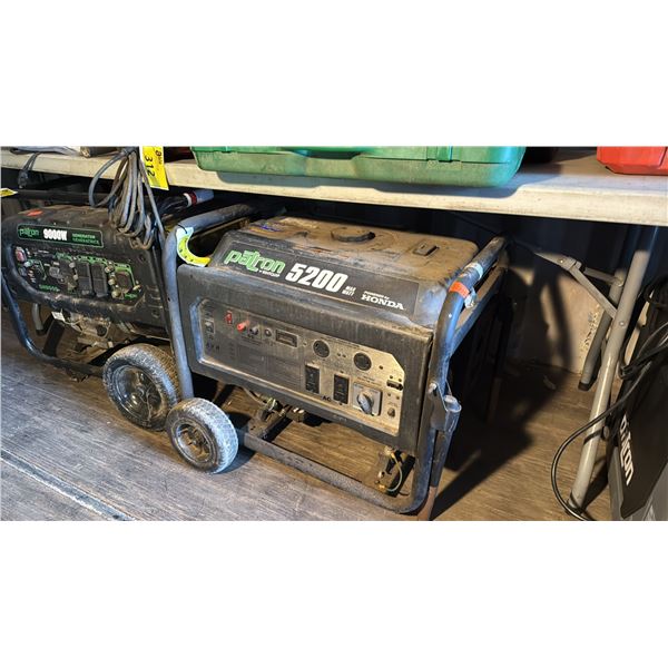 PATRON HEAVY DUTY GAS OPERATED 5200W PORTABLE ELECTRIC GENERATOR