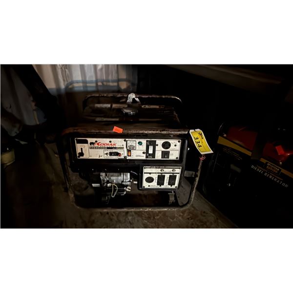 KODIAK SXB4000HX HEAVY DUTY GAS OPERATED 4000W PORTABLE ELECTRIC GENERATOR