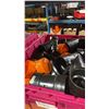 Image 2 : LARGE PINK BIN OF ASSORTED PLUMBING SUPPLIES *BIN NOT INCLUDED*