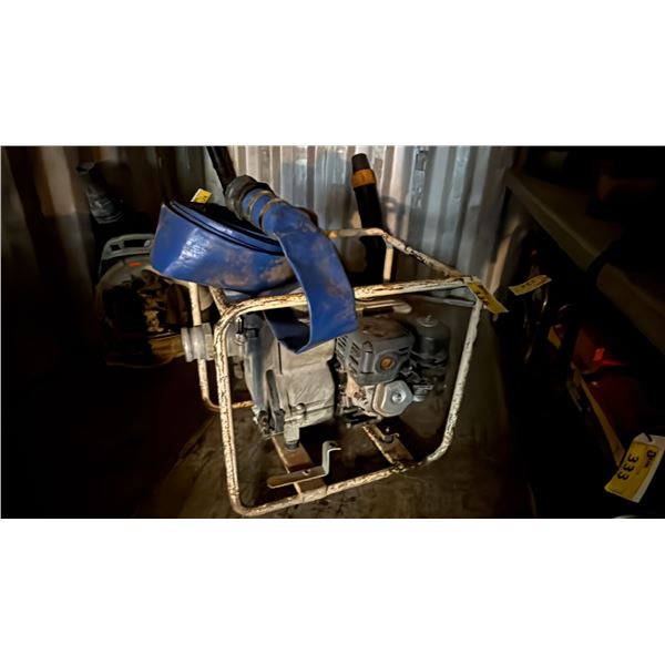 HONDA GX240 PORTABLE HEAVY DUTY GAS POWERED WATER PUMP WITH HOSE